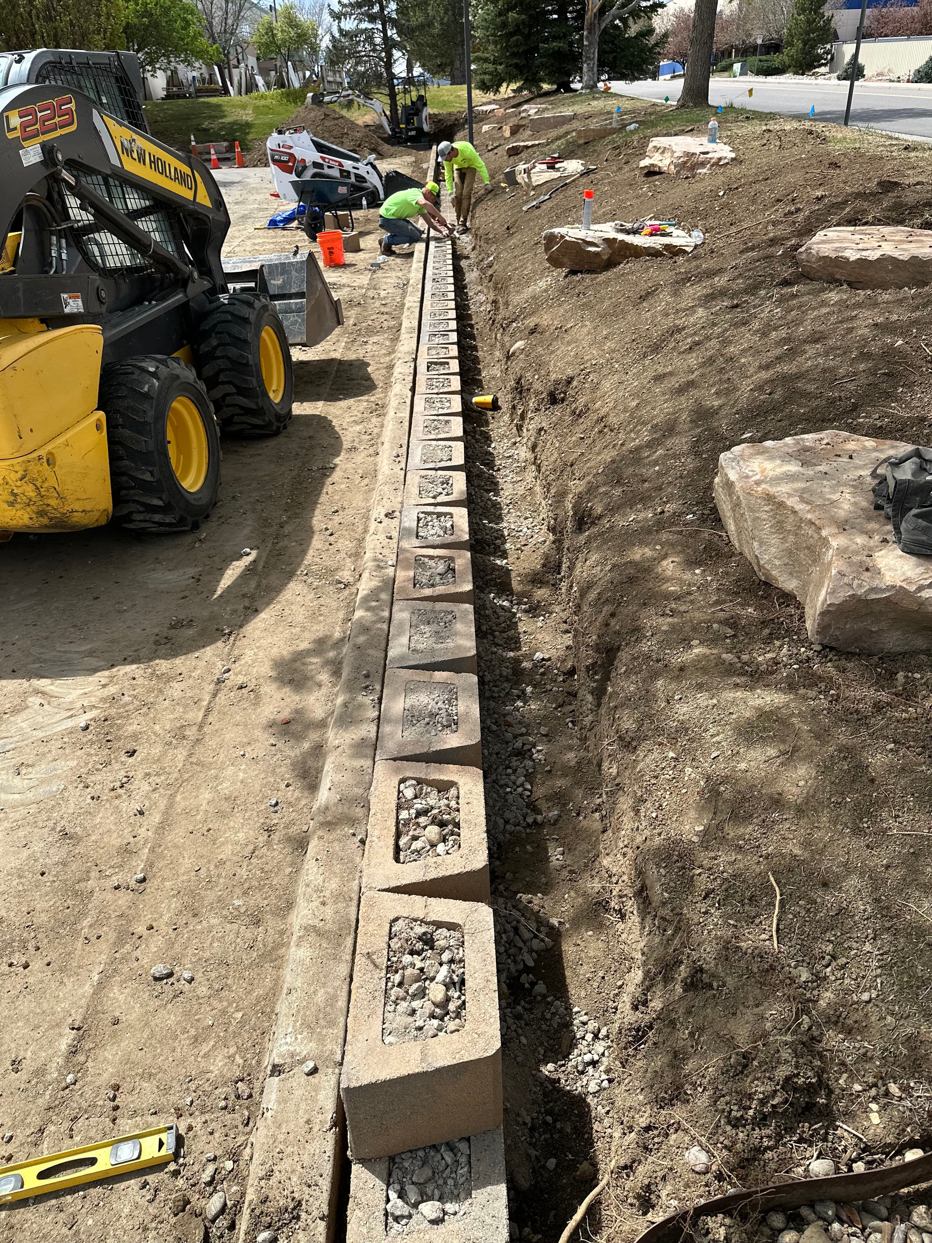 Project Retaining Wall and Rock Hillside Cleanup That Actually Holds image