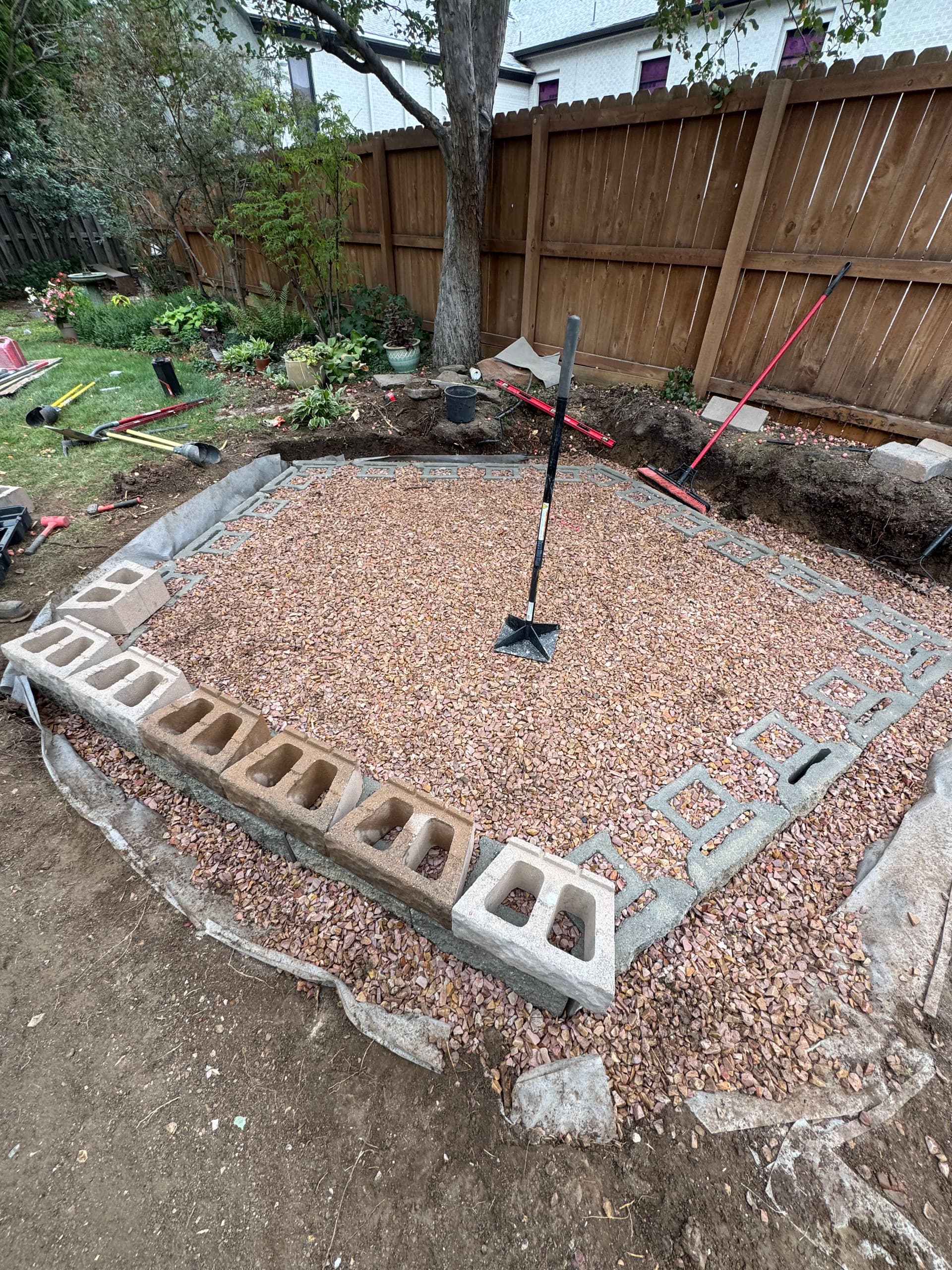Gallery photos for Raised Patio, Walkway, and Retaining Wall Backyard Rebuild: Image #2