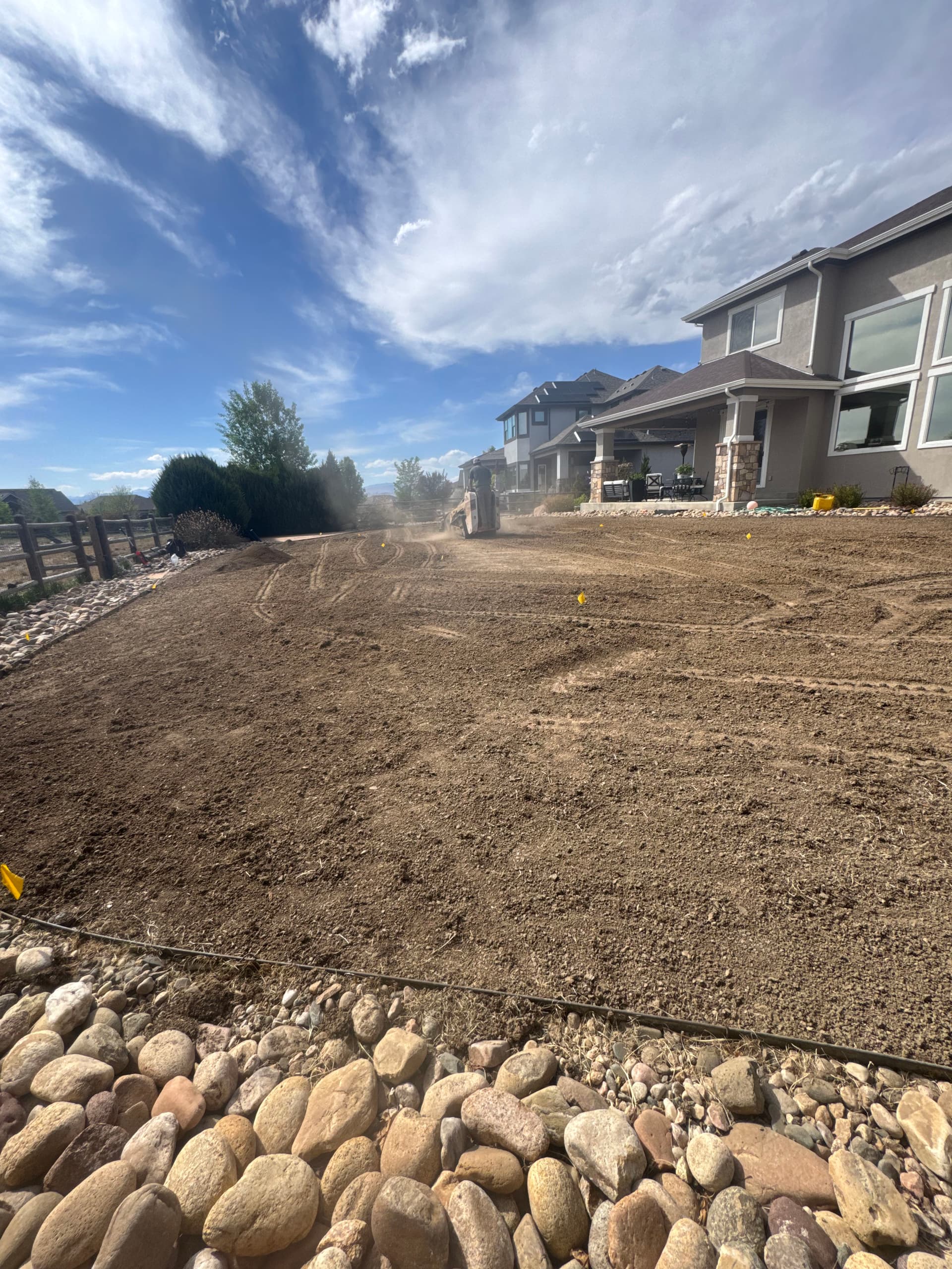 Gallery photos for 4,000 Sqft Grading and Sod Installation Done Right: Image #1