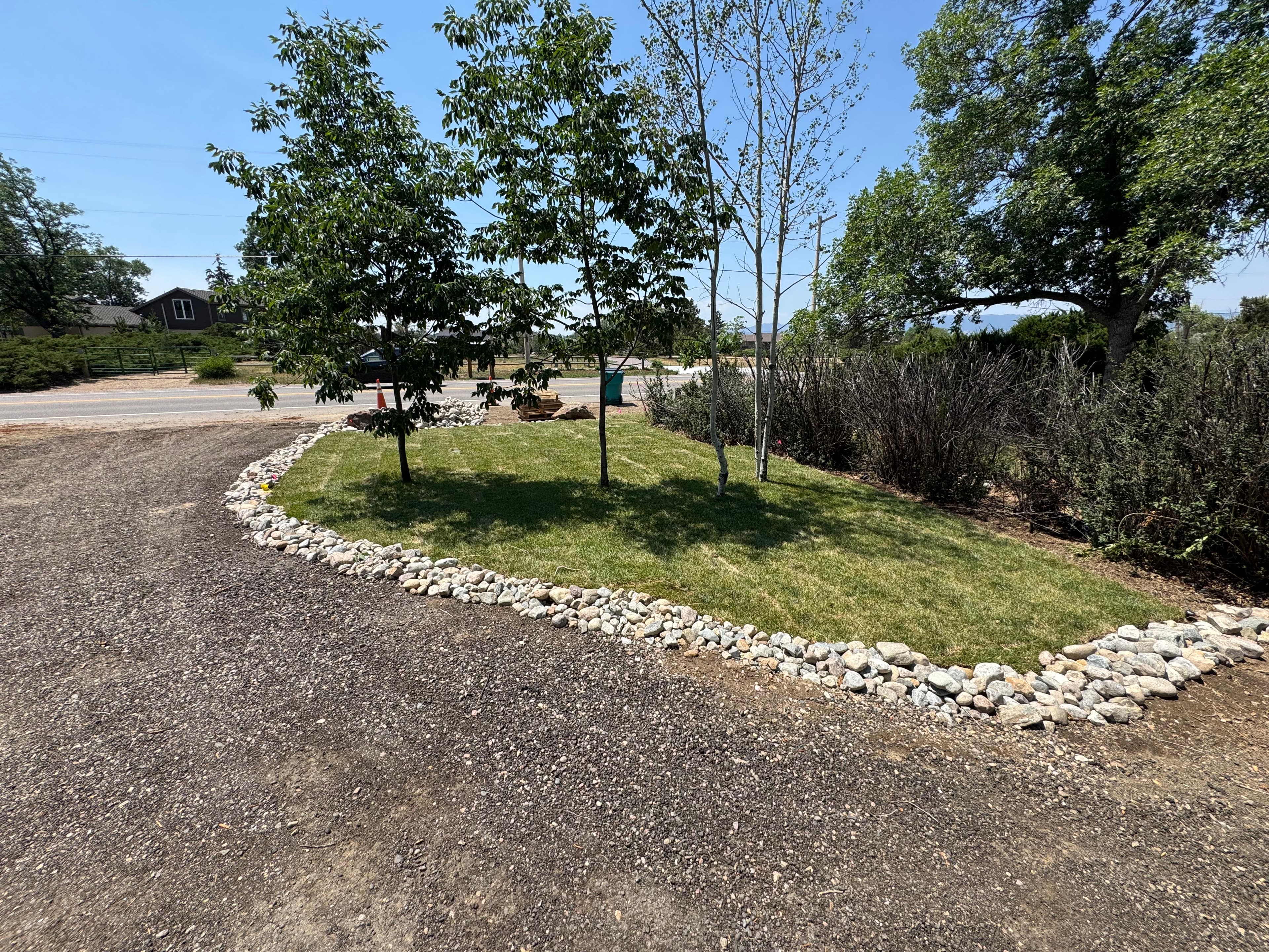 Project Full Property Landscape Overhaul with Sod, Asphalt, Trees and More image