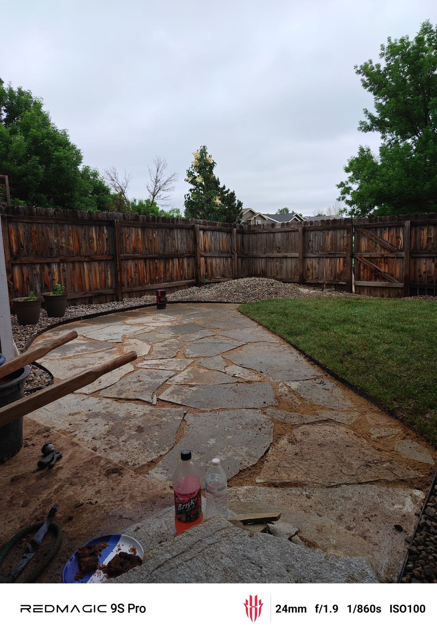 Project Transformational Backyard Stone Patio Highlight image