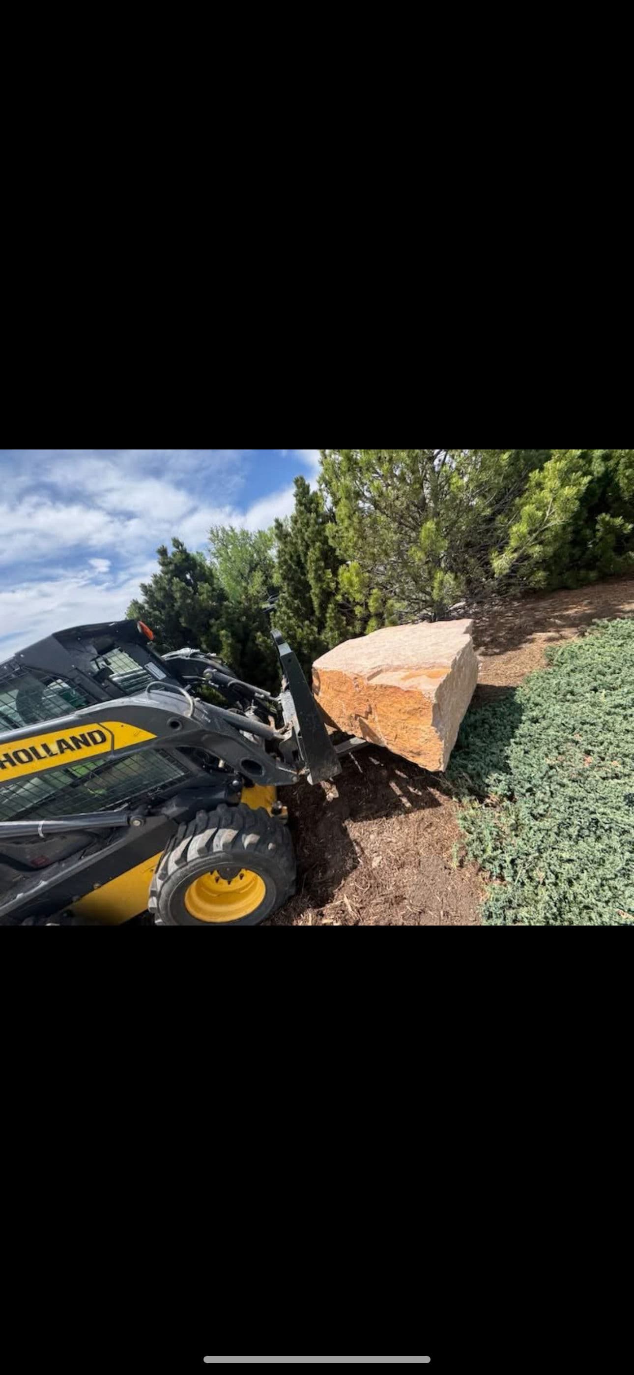 Gallery photos for Boulder Placement and Natural Garden Border Work: Image #3