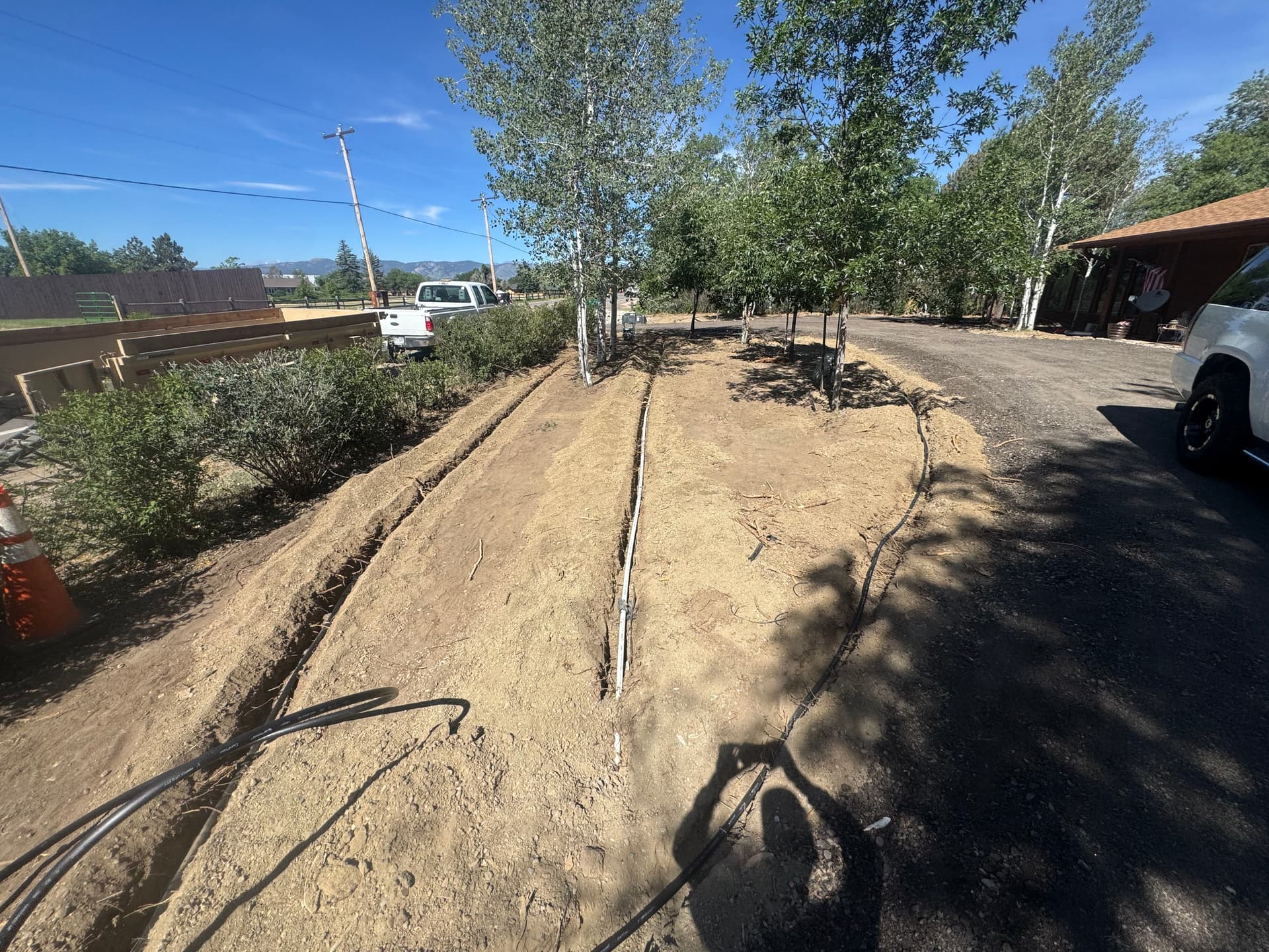 Gallery photos for 12 Irrigation Zones, 85 Tons of Recycled Asphalt and Full Landscape Prep: Image #1